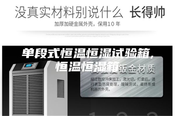 單段式恒溫恒濕試驗(yàn)箱,恒溫恒濕箱