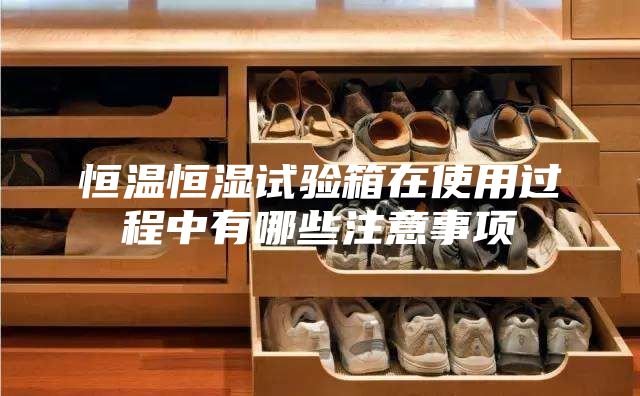 恒溫恒濕試驗箱在使用過程中有哪些注意事項
