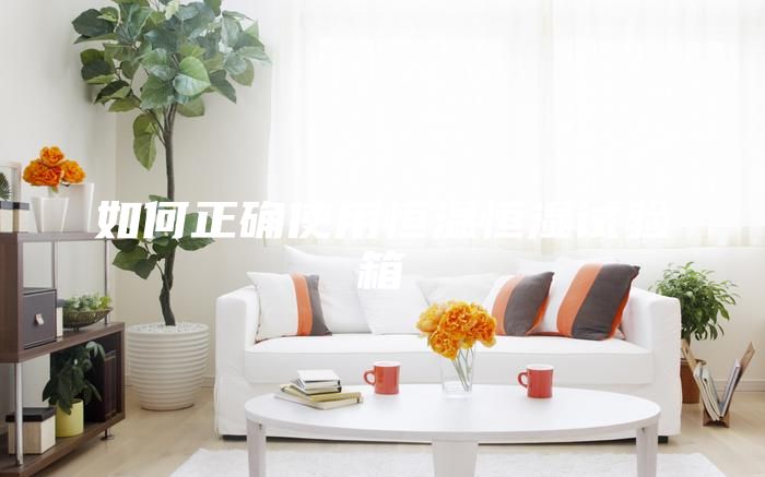 如何正確使用恒溫恒濕試驗(yàn)箱