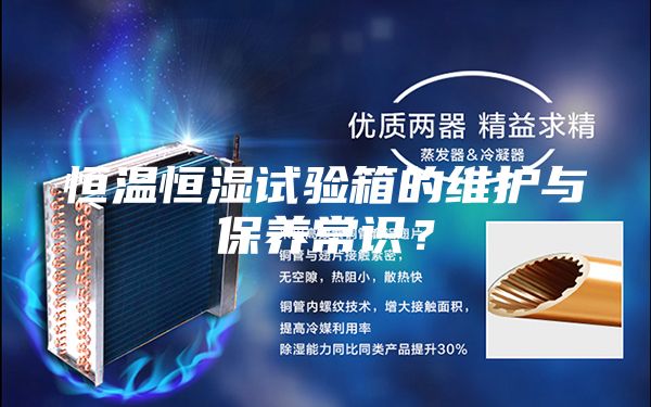 恒溫恒濕試驗(yàn)箱的維護(hù)與保養(yǎng)常識(shí)?