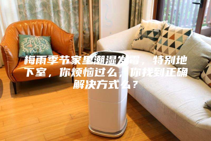 梅雨季節家里潮濕發霉，特別地下室，你煩惱過么，你找到正確解決方式么？